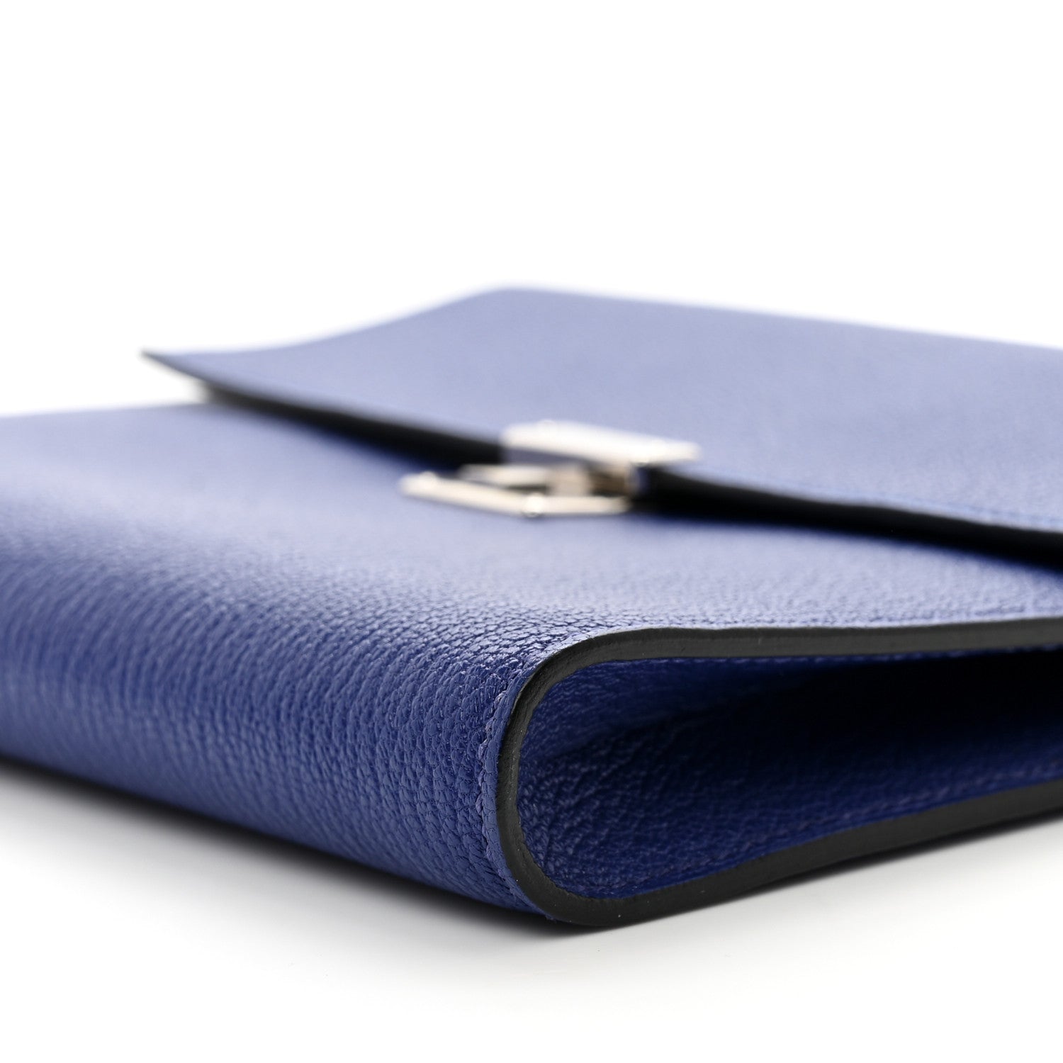 Hermes Chevre Mysore Clic 16 Wallet Bleu Electrique 8 of 10
