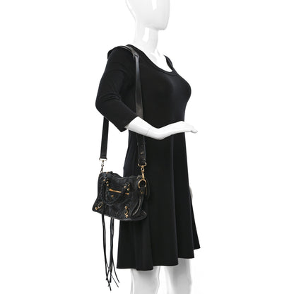 Balenciaga Agneau Classic Gold Hardware Mini City Black 2 of 12