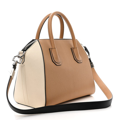 Givenchy Sugar Goatskin Small Bi-Color Antigona Light Beige 3 of 10