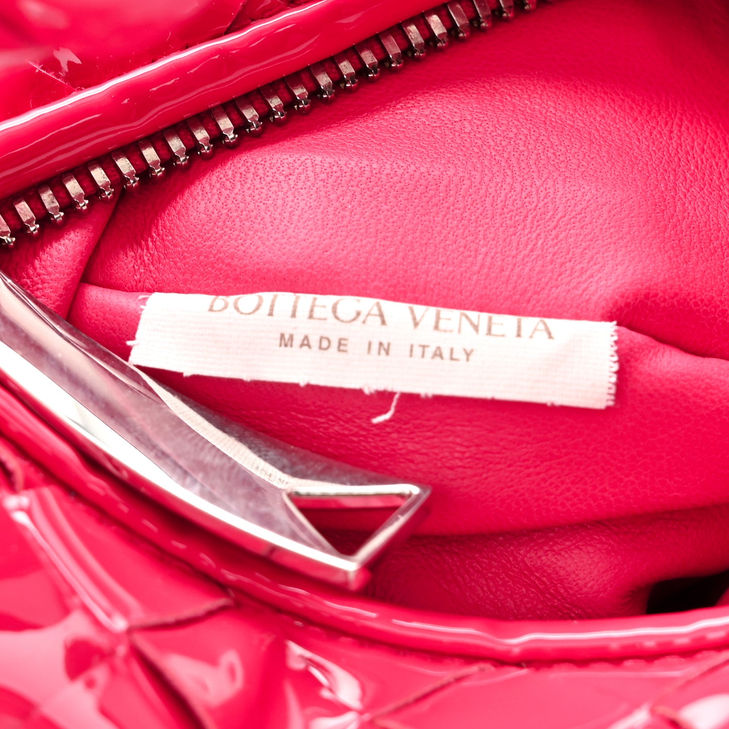 Patent Nappa Intrecciato Mini Jodie Candy Stripe