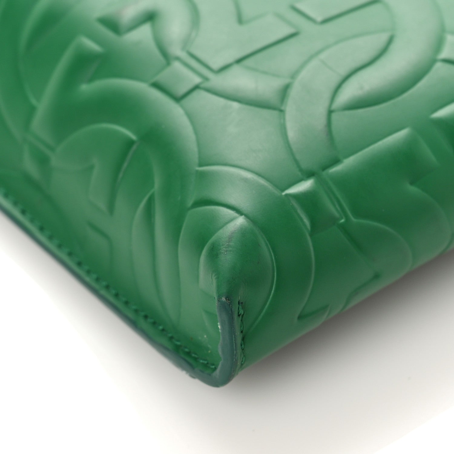 Salvatore Ferragamo Calfskin Gancini Embossed Brooklyn Crossbody Bag Green 8 of 10