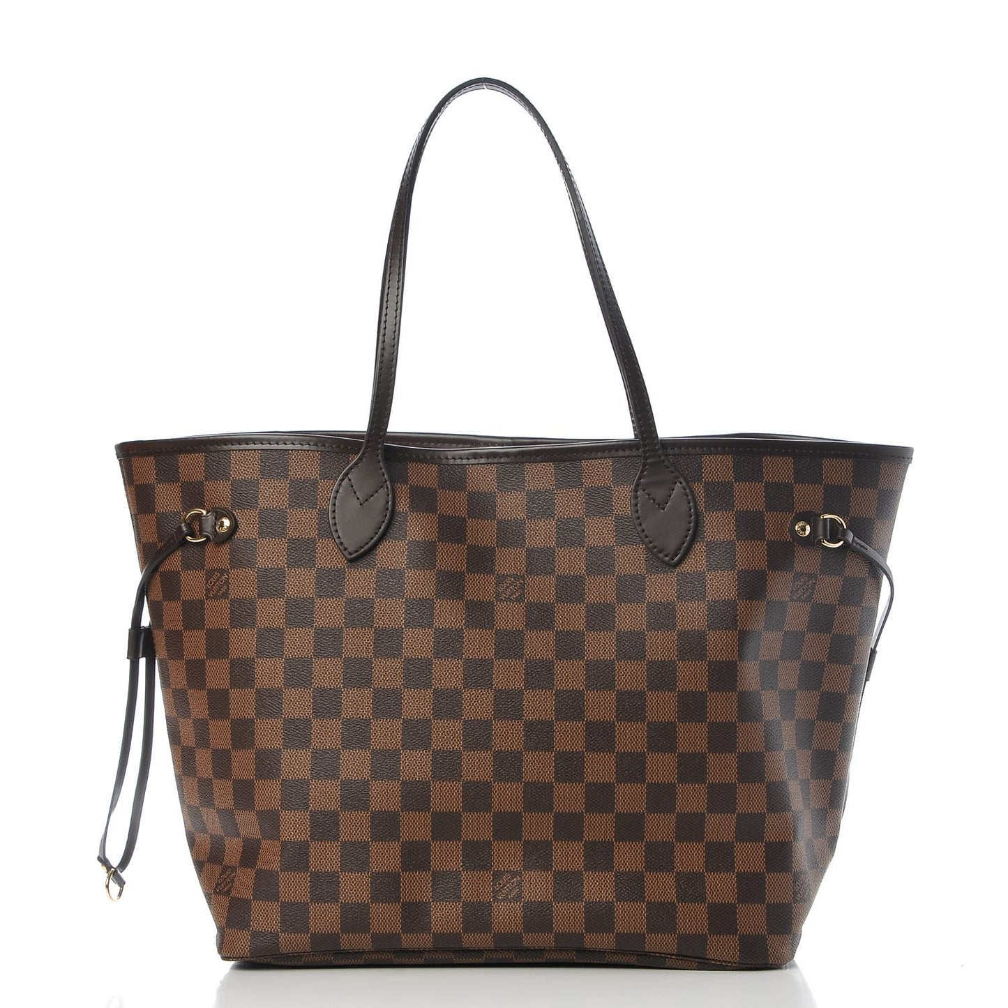 Damier Ebene Neo Neverfull MM Rose Ballerine
