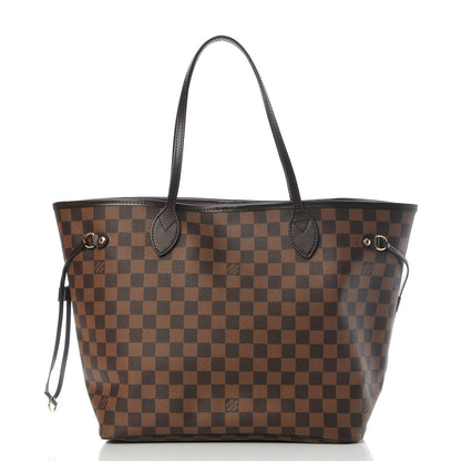 Louis Vuitton Damier Ebene Neo Neverfull MM Rose Ballerine 3 of 10