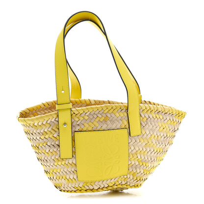 Loewe Raffia Small Basket Tote Bag Natural Yellow 1 of 13