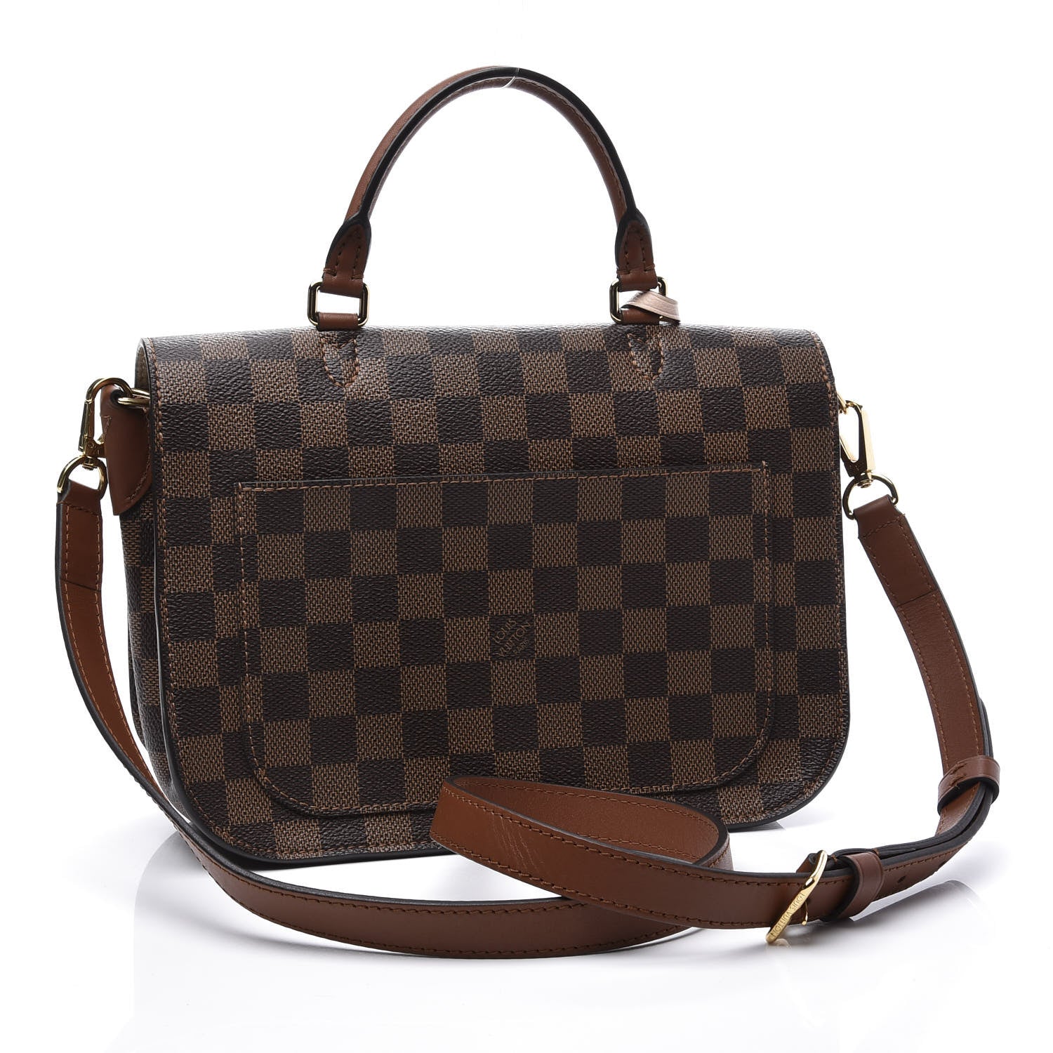 Louis Vuitton Damier Ebene Beaumarchais Venus Pink 2 of 11
