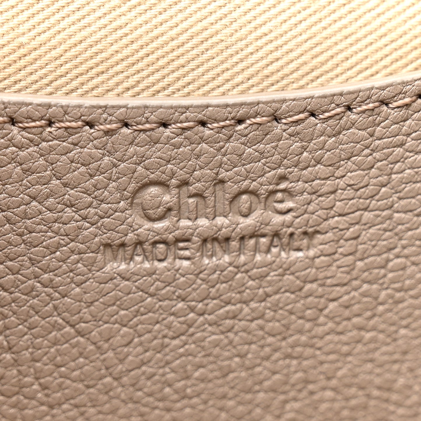 Calfskin Large Tess Bag Motty Grey