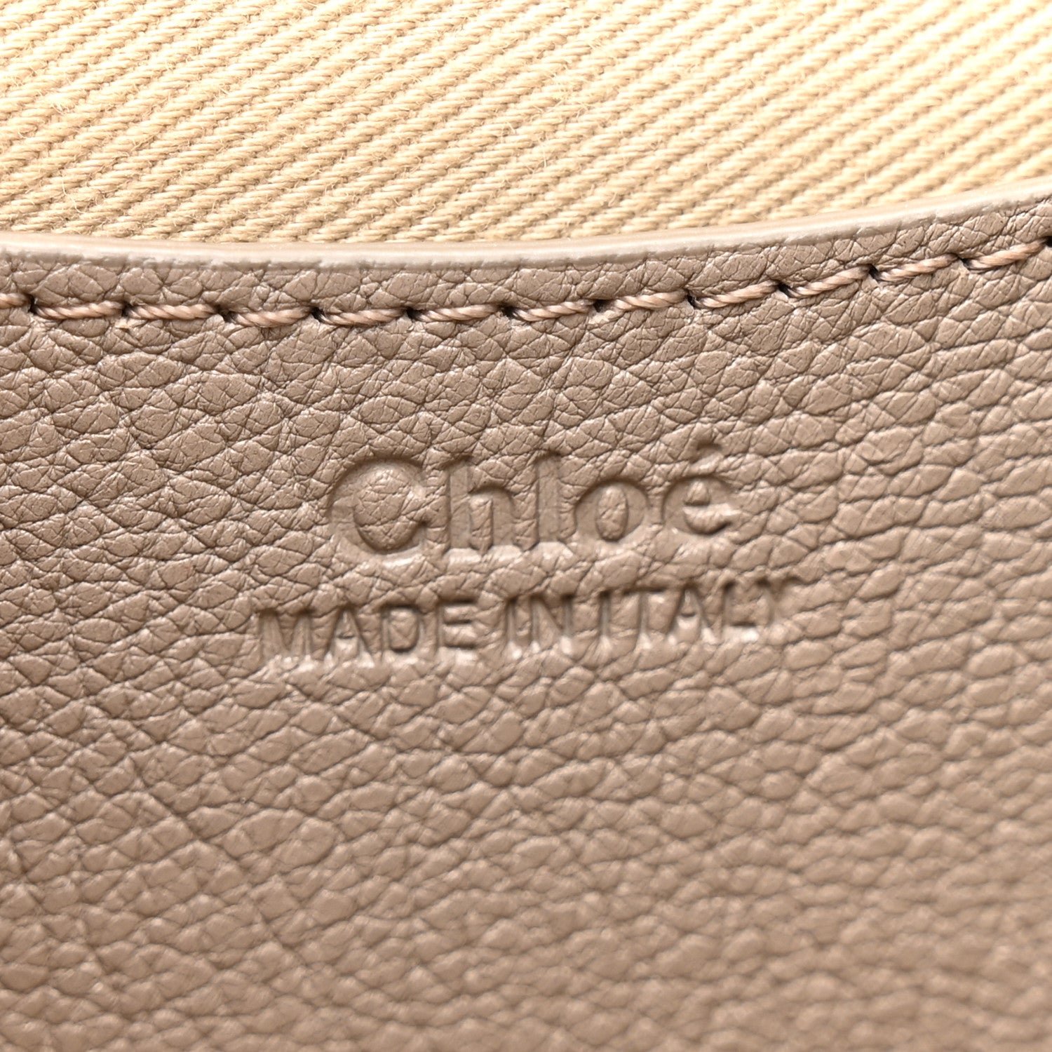 Chloe Calfskin Large Tess Bag Motty Grey 6 of 10