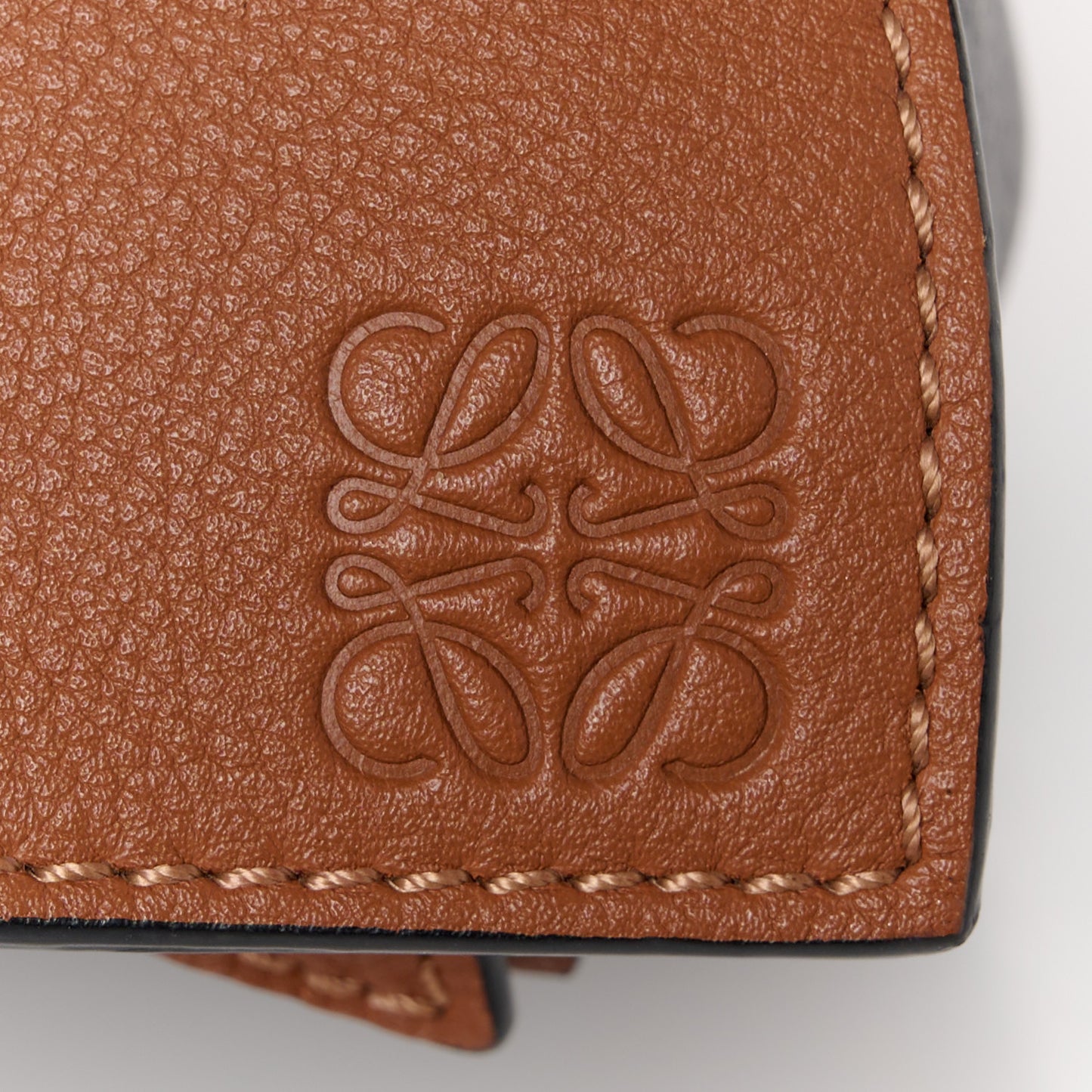 Calfskin Mini Puzzle Bag Tan Black