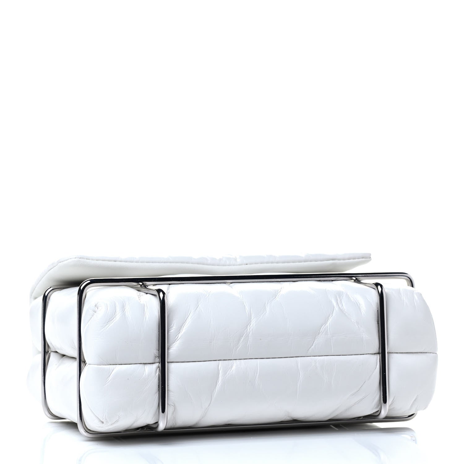 Alexander Wang Calfskin Quilted Halo Xbody Bag White 3 of 4