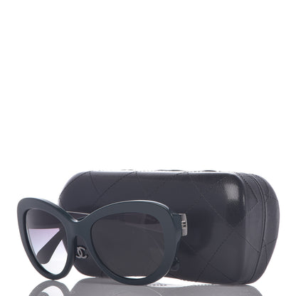 Chanel Butterfly Signature Sunglasses 5346 Green 8 of 8
