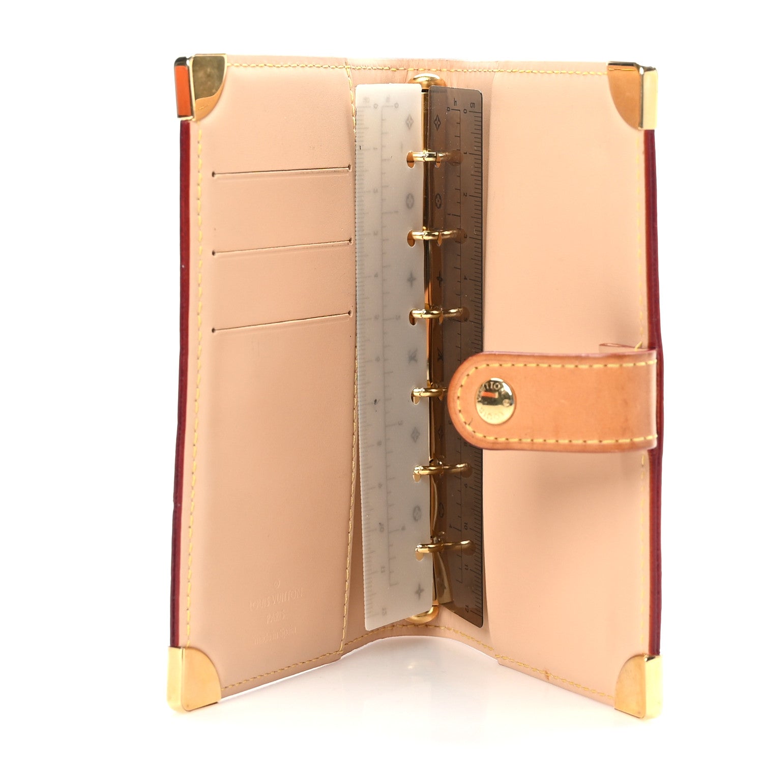 Louis Vuitton Monogram Multicolor Small Ring Agenda Cover White 4 of 7