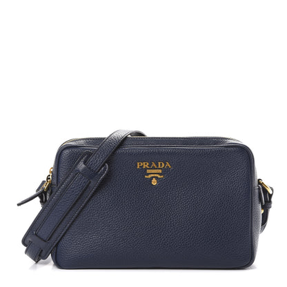 Prada Vitello Phenix Camera Bag Baltico 1 of 10
