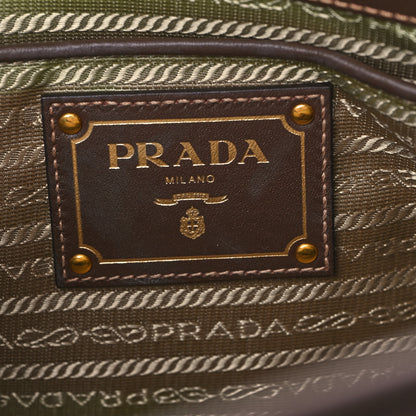 Prada Jacquard Logo Tote Corda Bruciato 6 of 11