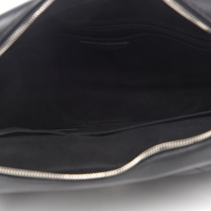 Chanel Lambskin Quilted Bowler Flap Shoulder Bag Black 4 of 9