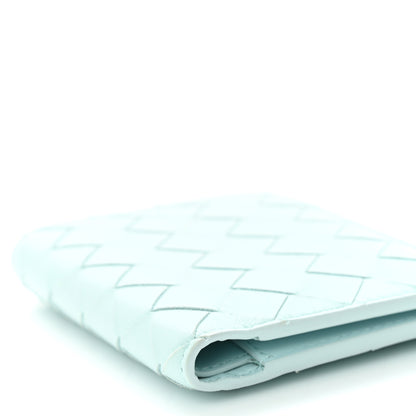 Bottega Veneta Nappa Intrecciato Bifold Zip Wallet Teal Washed 7 of 8
