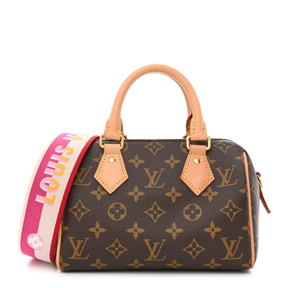 Louis Vuitton Monogram Speedy Bandouliere 20 Fuchsia 1 of 9