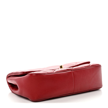 Chanel Lambskin Quilted Easy Carry Flap Red 4 of 12