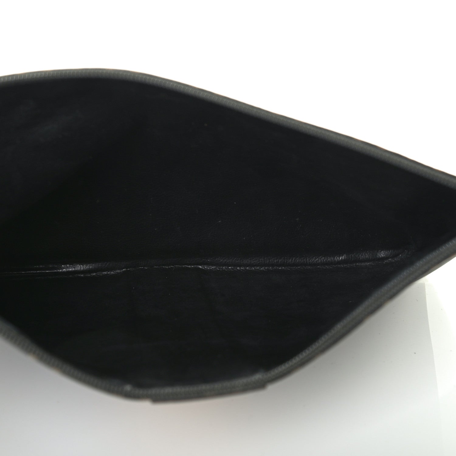 Fendi Zucca Spalmati Zip Pouch Tobacco 4 of 4
