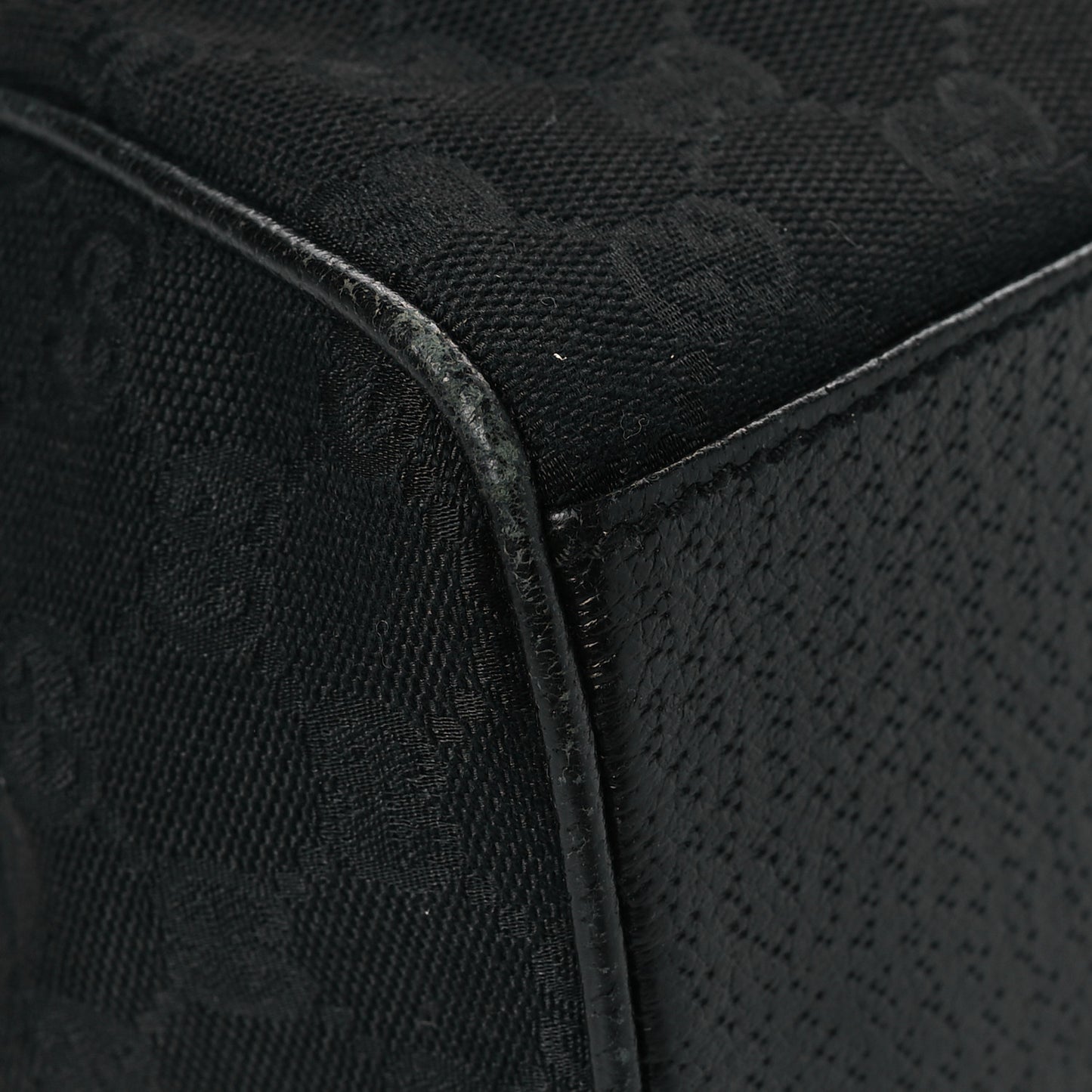 Monogram Medium Charmy Shoulder Bag Black
