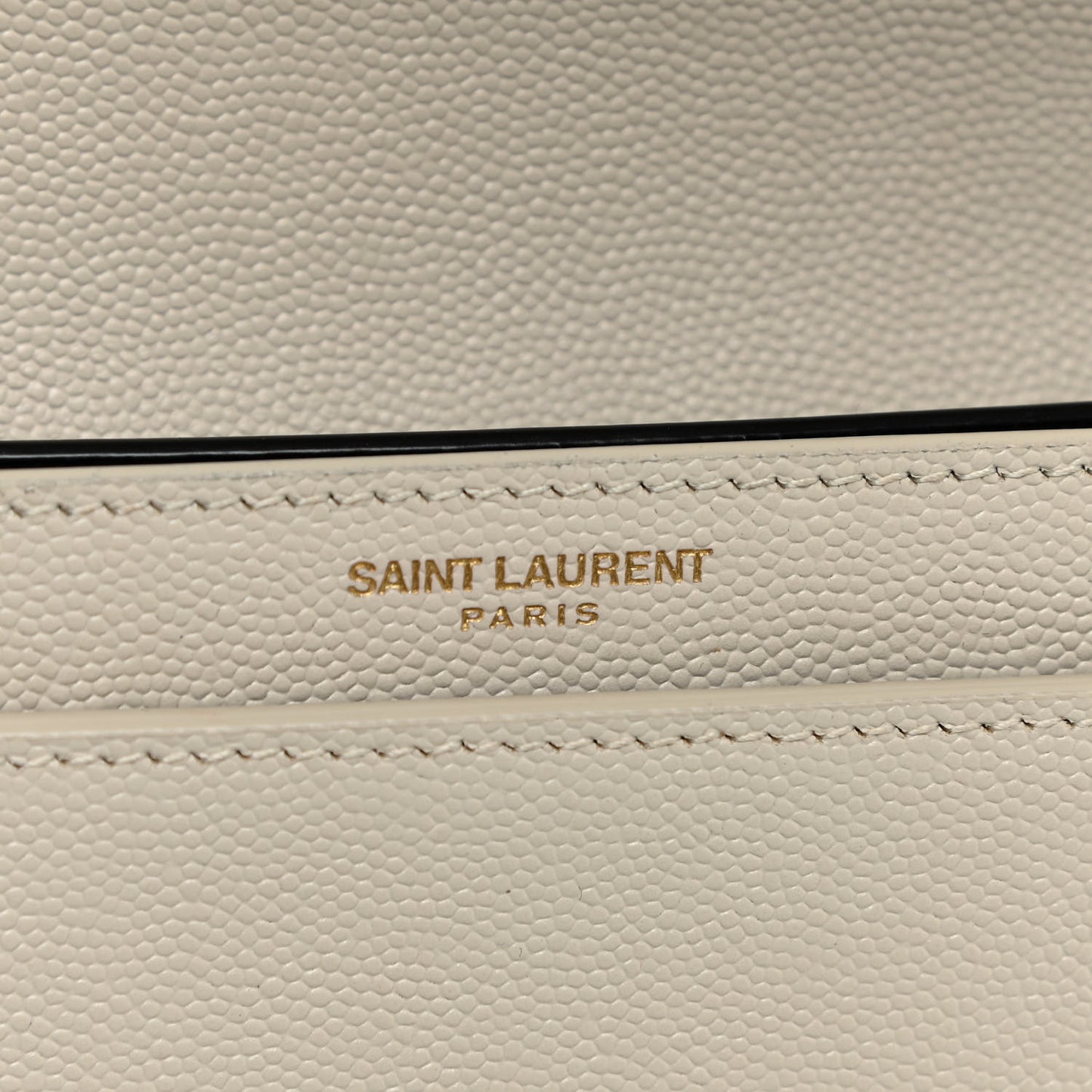 Grain De Poudre Monogram Cassandra Clasp Bag Vintage White