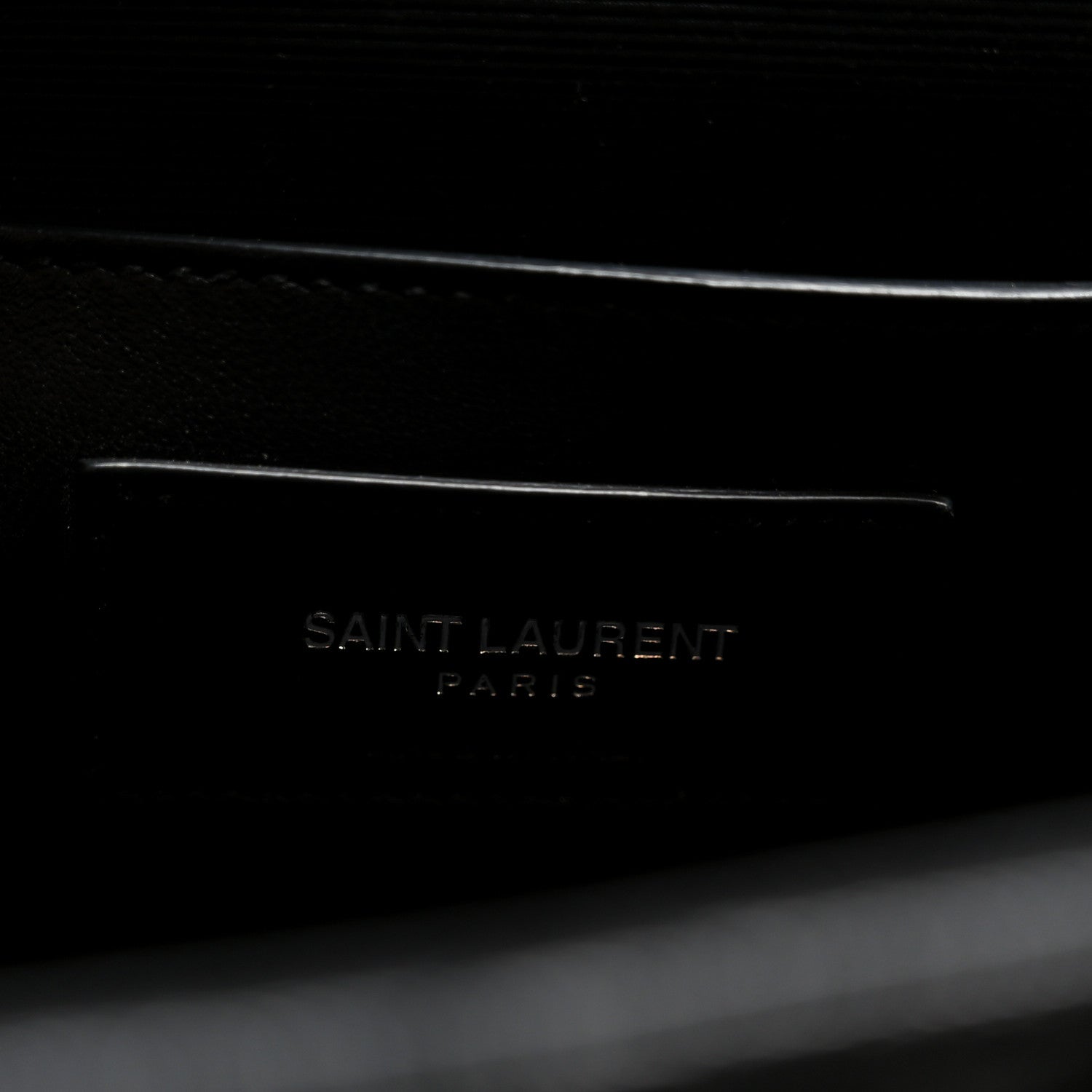 Saint Laurent Grain De Poudre Textured Mixed Matelasse Triquilt Medium Monogram Monochrome Satchel Black 6 of 11