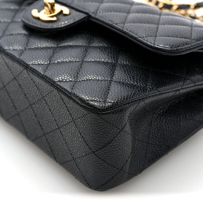 Chanel Caviar Quilted Small Double Flap Black 10 of 10