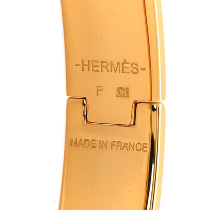 Hermes Enamel Narrow Clic Clac H Bracelet PM White 4 of 5