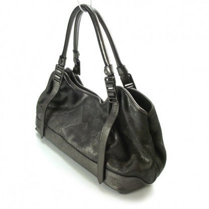 Burberry Leather Shimmer Check Lawson Bag 5 of 10