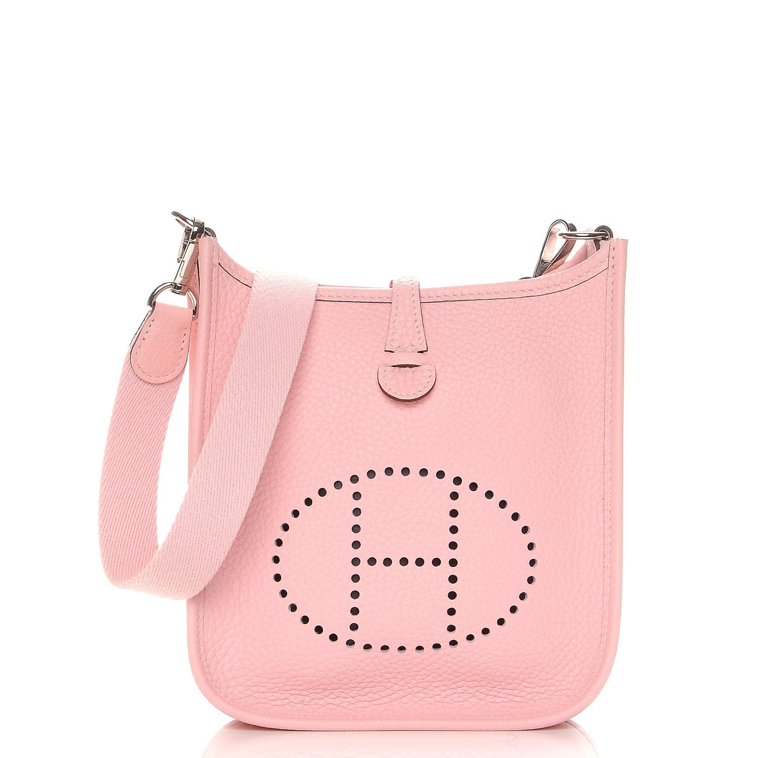 Hermes Taurillon Clemence Evelyne TPM Rose Sakura 1 of 8