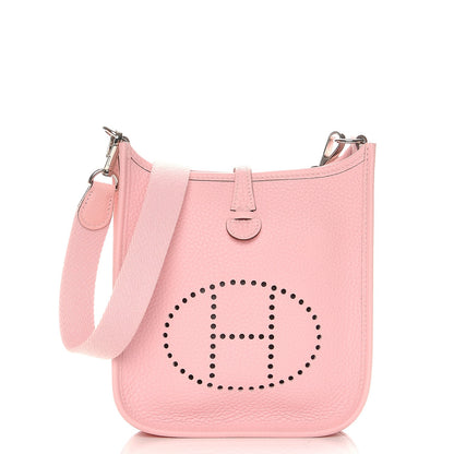 Hermes Taurillon Clemence Evelyne TPM Rose Sakura 1 of 8