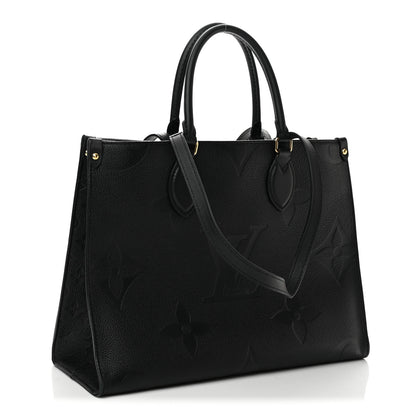 Louis Vuitton Empreinte Monogram Giant Onthego MM Black 3 of 13