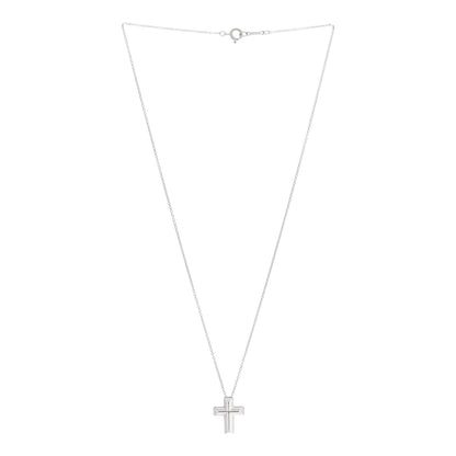Tiffany Sterling Silver Paloma Picasso Tenderness Cross Pendant Necklace 3 of 5