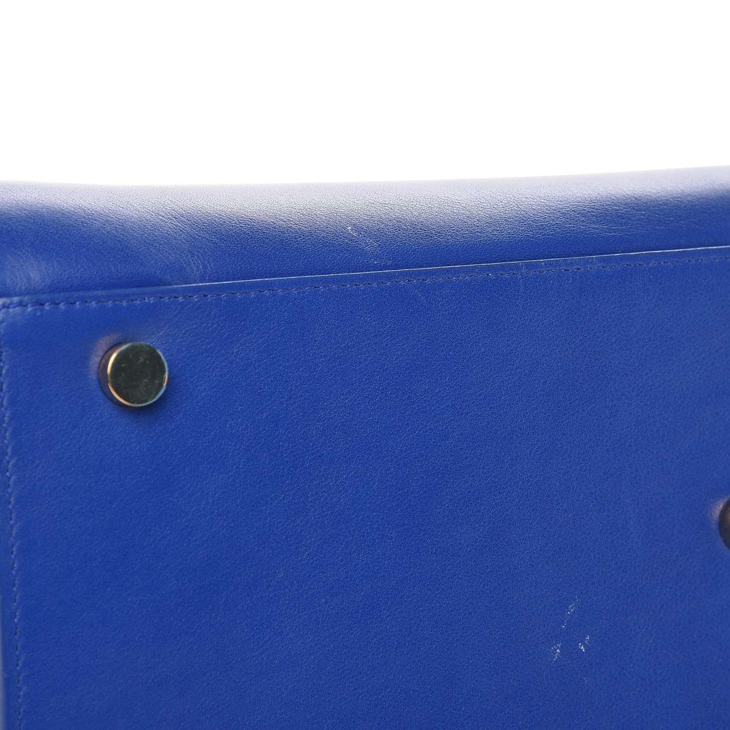 Saint Laurent Calfskin Small Sac De Jour Blue Majorelle 11 of 19