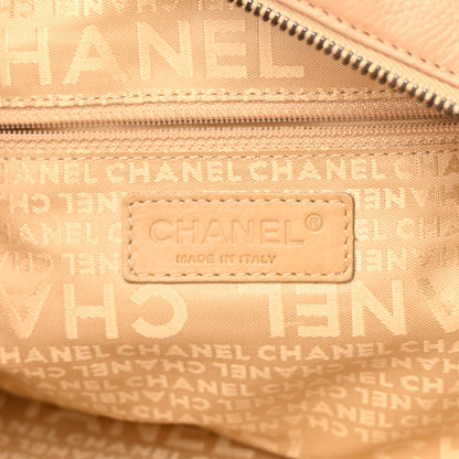 Chanel Caviar Square Stitched Bowler Beige 6 of 19