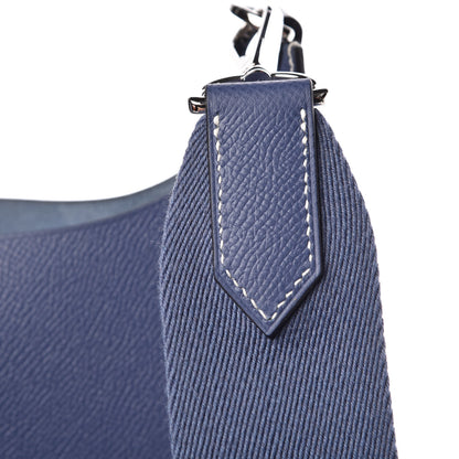 Hermes Epsom Evelyne Sellier 29 PM Bleu Agate 7 of 10