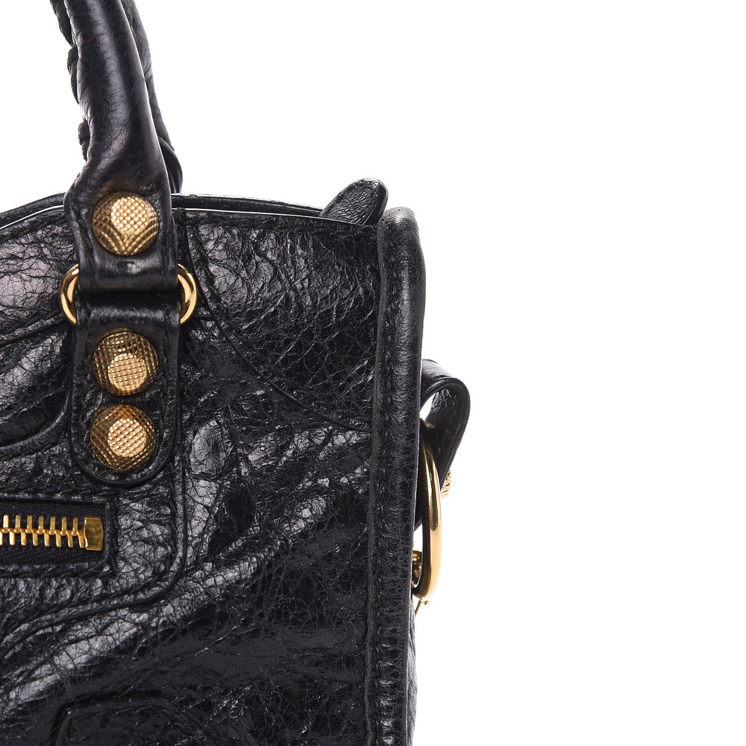 Balenciaga Agneau Giant 12 Gold Hardware Mini City Black 13 of 13
