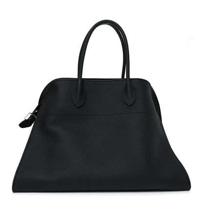 The Row Matte Grained Calfskin Soft Margaux 15 Black 1 of 9