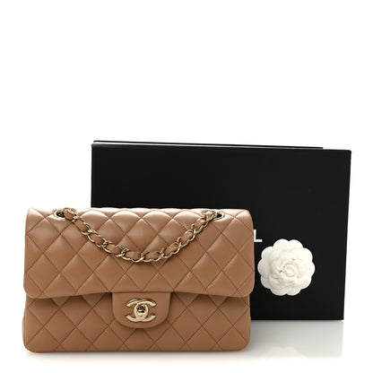 Chanel Lambskin Quilted Small Double Flap Brown 11 of 11