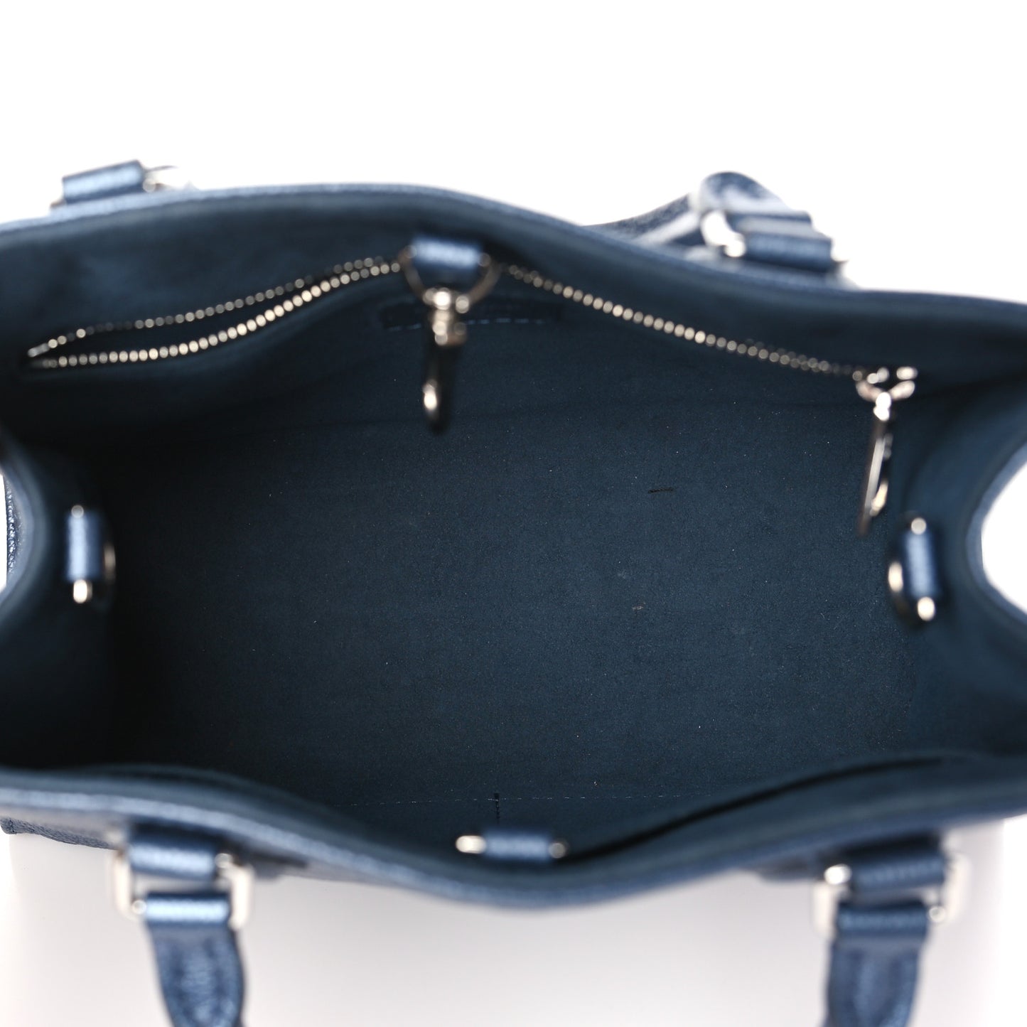 Metallic Empreinte Monogram Giant Onthego PM Navy Nacre