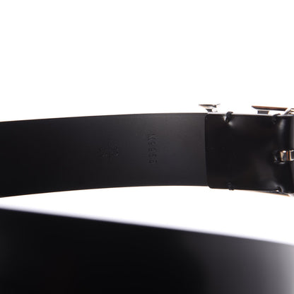 Louis Vuitton Calfskin 30mm Neogram LV Belt 90 36 Black 8 of 9