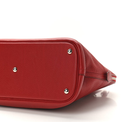 Hermes Taurillon Clemence Bolide 35 Rouge Garance 9 of 12
