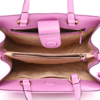 Gucci Calfskin Matelasse Small GG Marmont Tote Candy Mousse 4 of 17