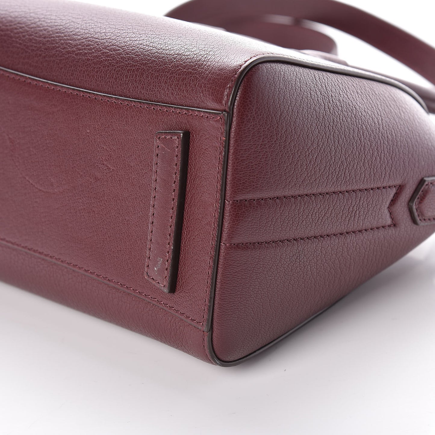 Sugar Goatskin Mini Antigona Oxblood