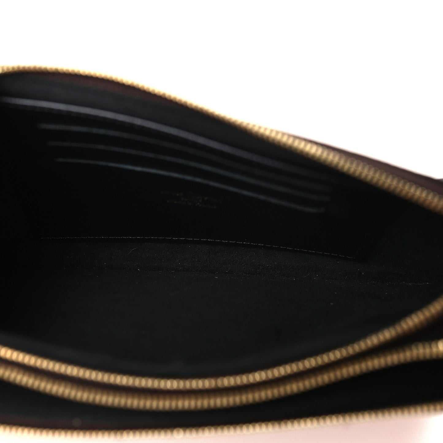 Reverse Monogram Giant Double Zip Pochette