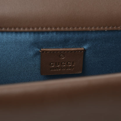 Gucci Velvet Moon Calfskin Crystal GG Monogram Small Dionysus Shoulder Bag Brown Vintage Cocoa Black Diamond 7 of 9
