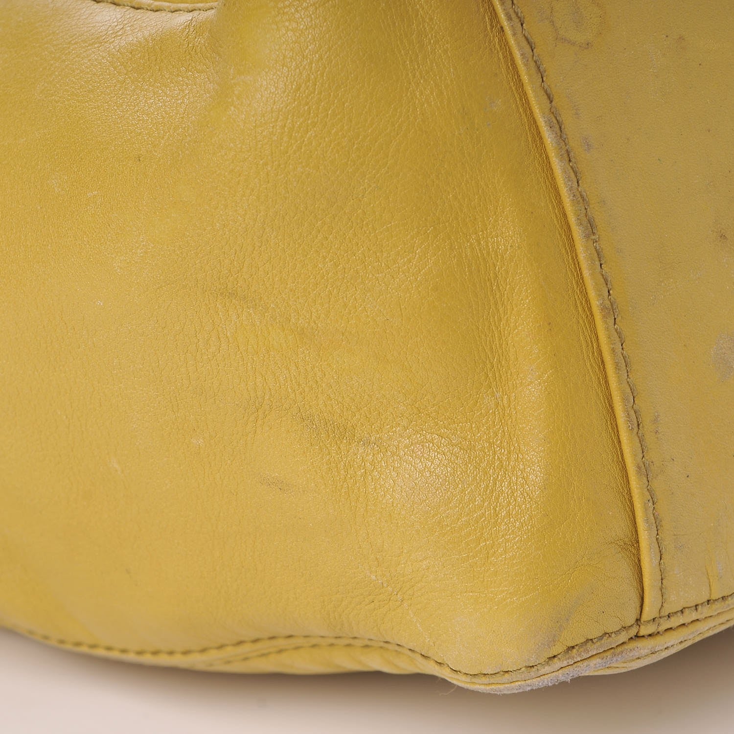 Chanel Lambskin Bekko Chain CC Shopping Tote Chartreuse 18 of 28