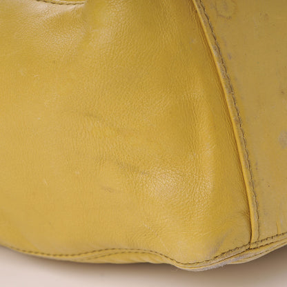 Chanel Lambskin Bekko Chain CC Shopping Tote Chartreuse 18 of 28