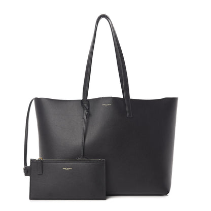 Saint Laurent Calfskin Large Shopping Tote Black 1 of 11