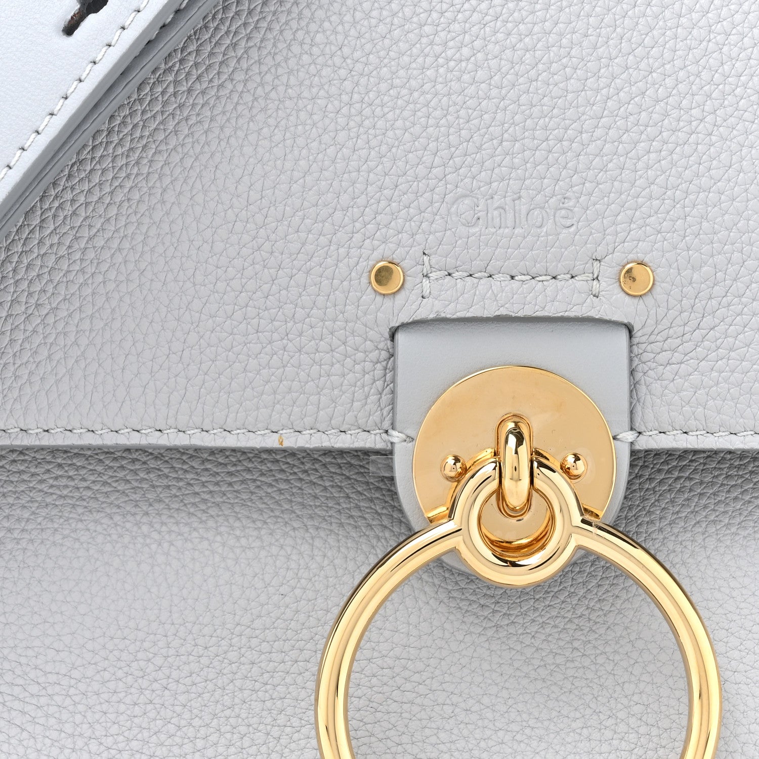 Chloe Calfskin Small Tess Day Bag Light Cloud 7 of 13