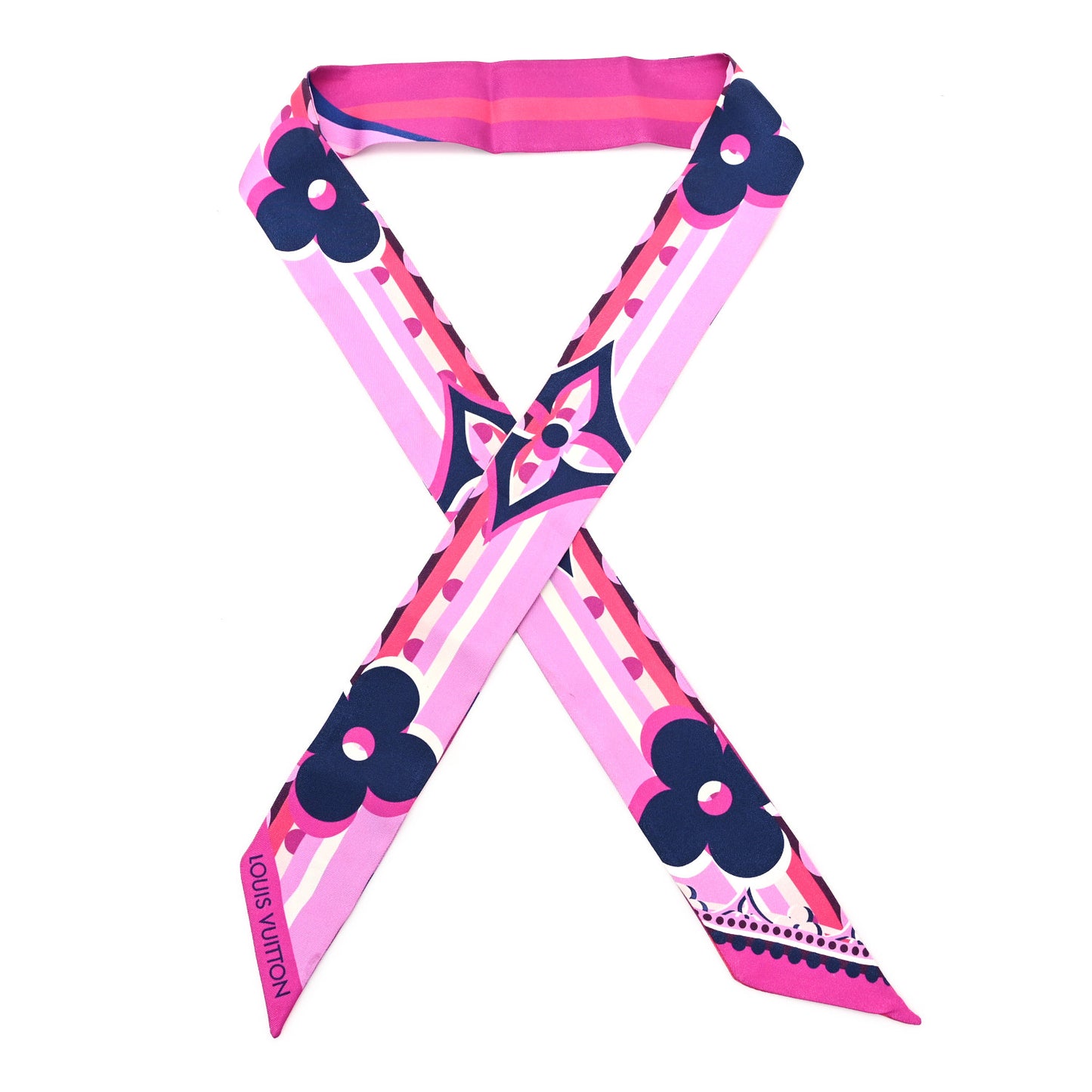 Silk Pop Monogram BB Bandeau Magenta